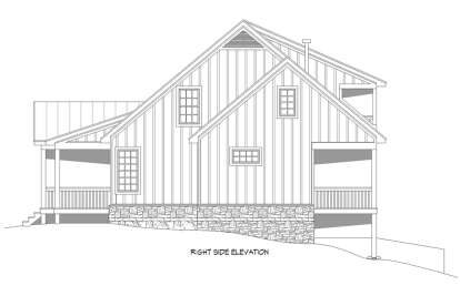 Country House Plan #940-00304 Elevation Photo
