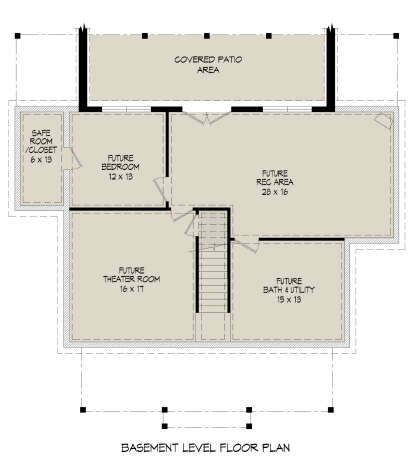 Basement for House Plan #940-00304