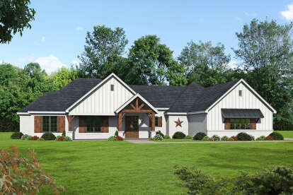 Craftsman House Plan #940-00305 Elevation Photo