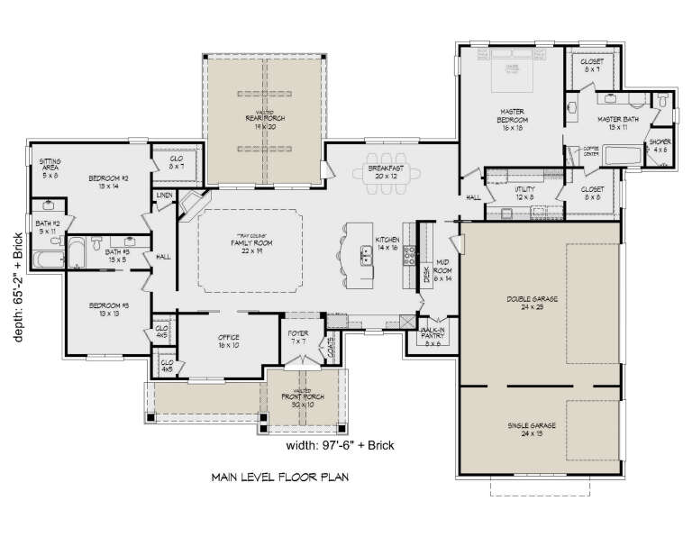 House Plan House Plan #25228 Drawing 1