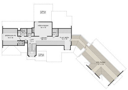 Second Floor for House Plan #940-00307