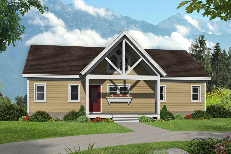 House Plan House Plan #25231 Front Elevation 