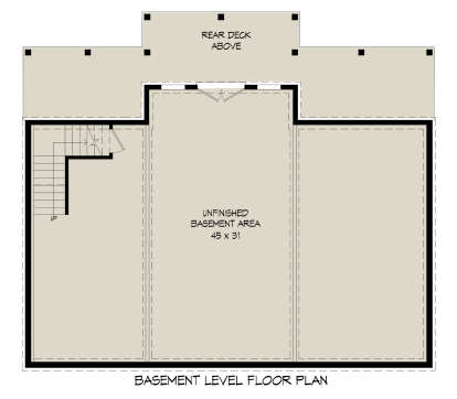 Basement for House Plan #940-00308