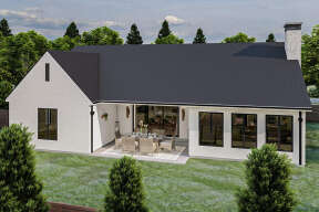 Modern Farmhouse House Plan #963-00484 Elevation Photo