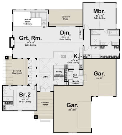 House Plan House Plan #25232 Drawing 1