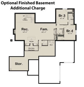 Basement for House Plan #963-00484