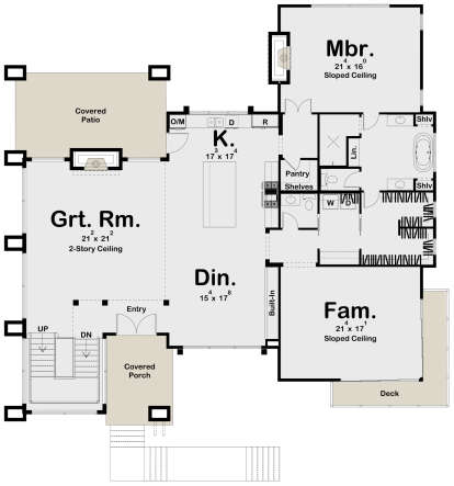 Main Floor for House Plan #963-00485