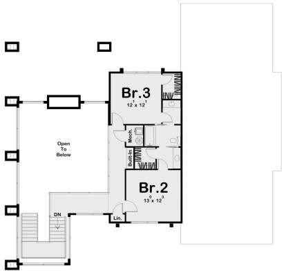 Second Floor for House Plan #963-00485