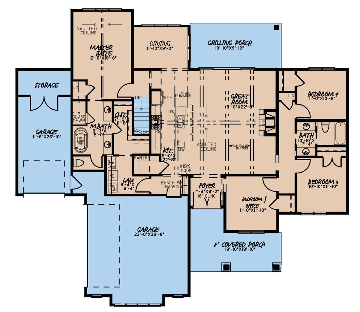 Main Floor for House Plan #8318-00188