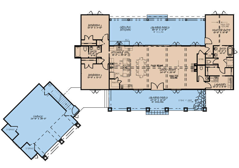 House Plan House Plan #25236 Drawing 1