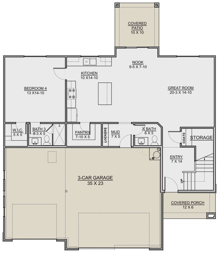 House Plan House Plan #25237 Drawing 1