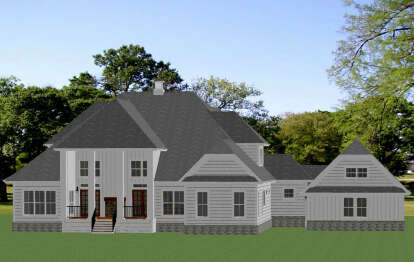 Modern Farmhouse House Plan #6849-00099 Elevation Photo