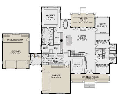 Main Floor for House Plan #6849-00099