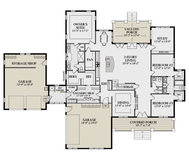 House Plan House Plan #25241 Drawing 1