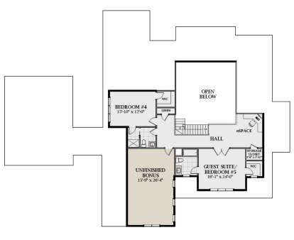 Second Floor for House Plan #6849-00099
