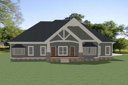 Craftsman House Plan #6849-00100 Elevation Photo