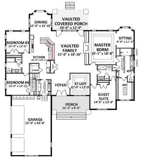 Main Floor for House Plan #6849-00100