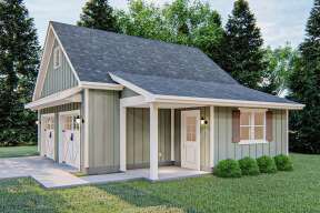 Modern Farmhouse House Plan #963-00487 Elevation Photo