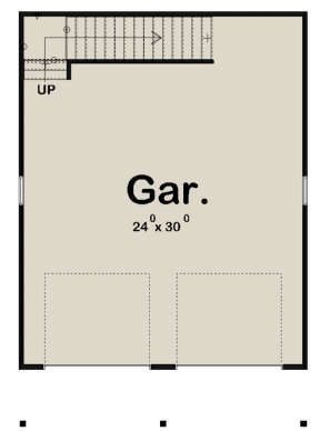 Garage Floor for House Plan #963-00490