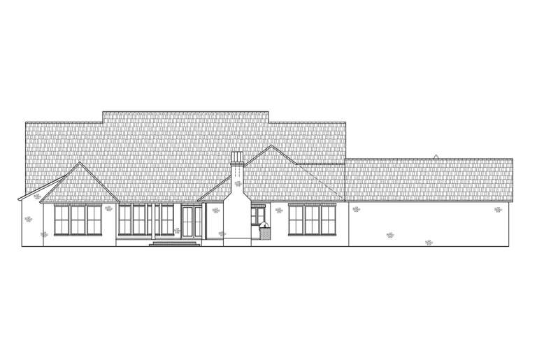 European House Plan #4534-00049 Elevation Photo