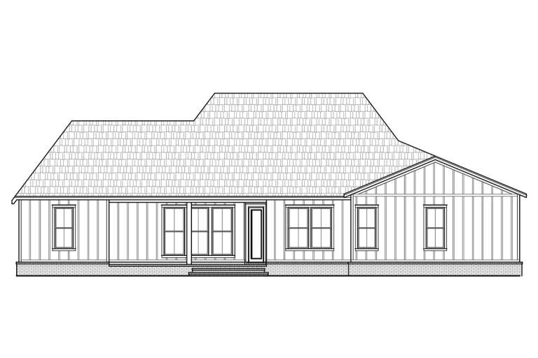 Modern Farmhouse House Plan #4534-00050 Elevation Photo