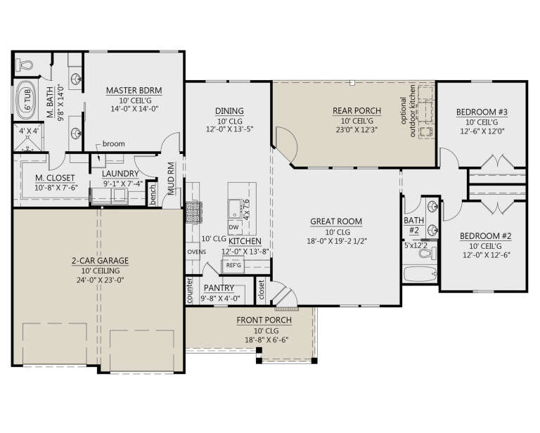 House Plan House Plan #25249 Drawing 1