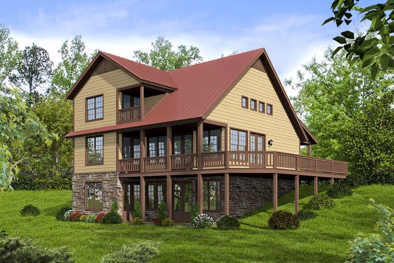 Country House Plan #940-00309 Elevation Photo