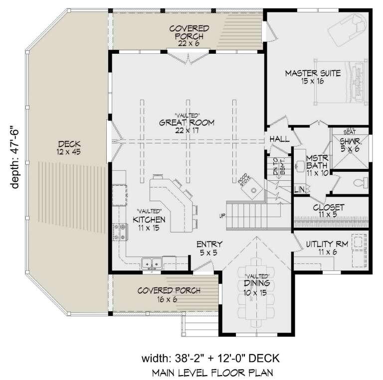 House Plan House Plan #25250 Drawing 1