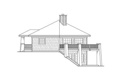 Lake Front House Plan #035-00894 Elevation Photo