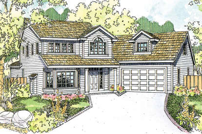 Traditional House Plan #035-00895 Elevation Photo