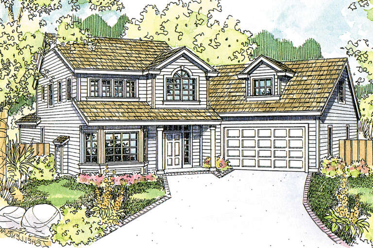 House Plan House Plan #25252 Front Elevation 