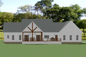 Modern Farmhouse House Plan #6849-00102 Elevation Photo