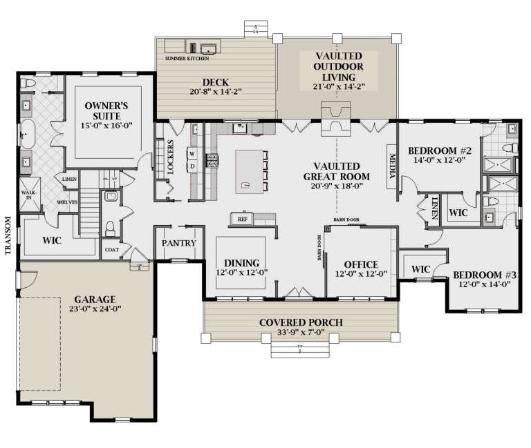 House Plan House Plan #25254 Drawing 1