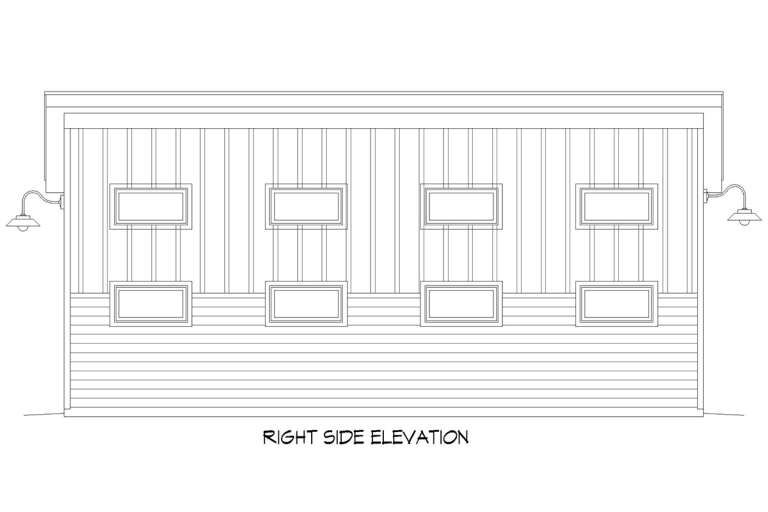 Contemporary House Plan #940-00310 Elevation Photo