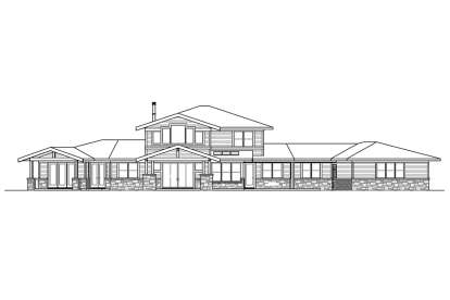 Contemporary House Plan #035-00897 Elevation Photo