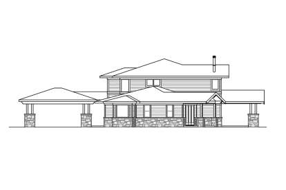 Contemporary House Plan #035-00897 Elevation Photo