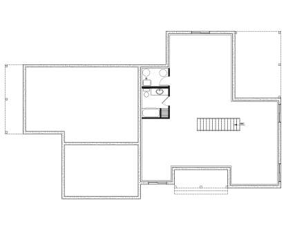 Basement for House Plan #034-01284