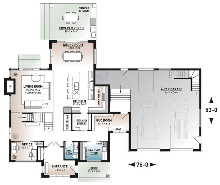 House Plan House Plan #25259 Drawing 1