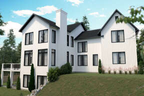Modern Farmhouse House Plan #034-01286 Elevation Photo