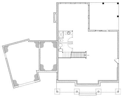 Basement for House Plan #034-01286