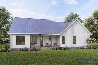 Modern Farmhouse House Plan #041-00242 Elevation Photo