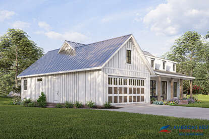 Modern Farmhouse House Plan #041-00242 Elevation Photo