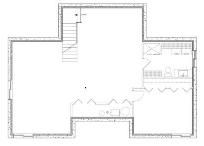 Basement for House Plan #034-01287