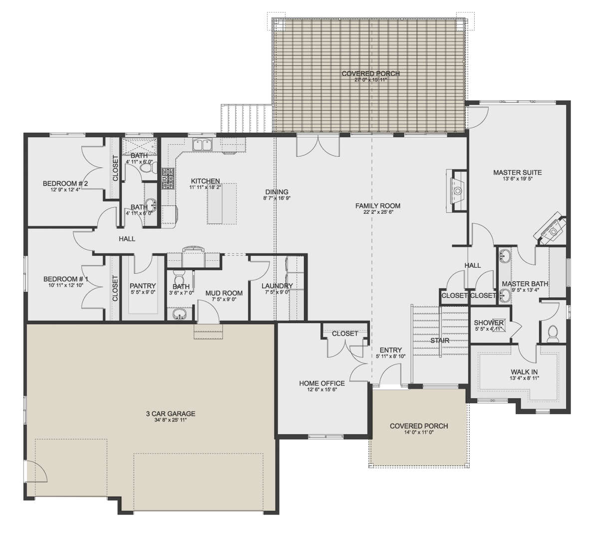 Main Floor for House Plan #2802-00074