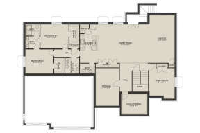Basement for House Plan #2802-00074