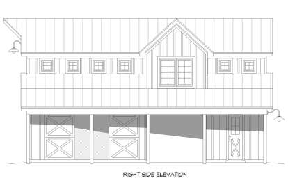 Barn House Plan #940-00311 Elevation Photo