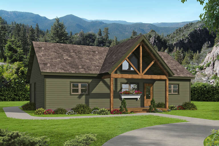 House Plan House Plan #25266 Front Elevation 