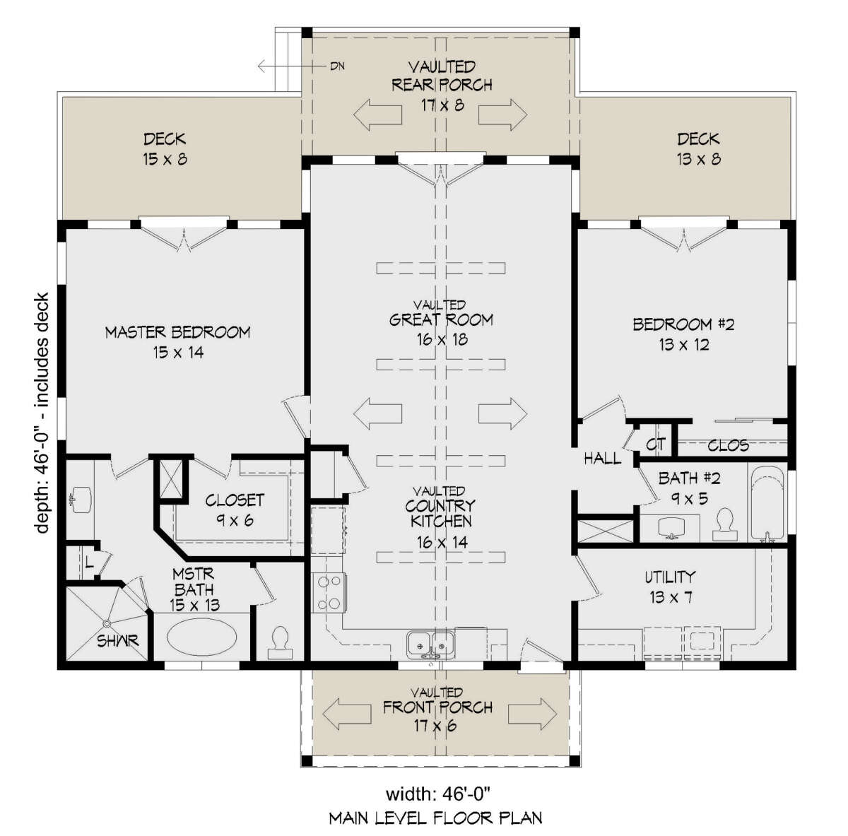 Main Floor for House Plan #940-00312