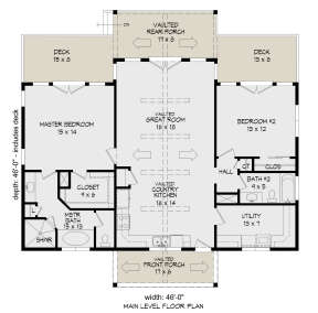 Main Floor for House Plan #940-00312