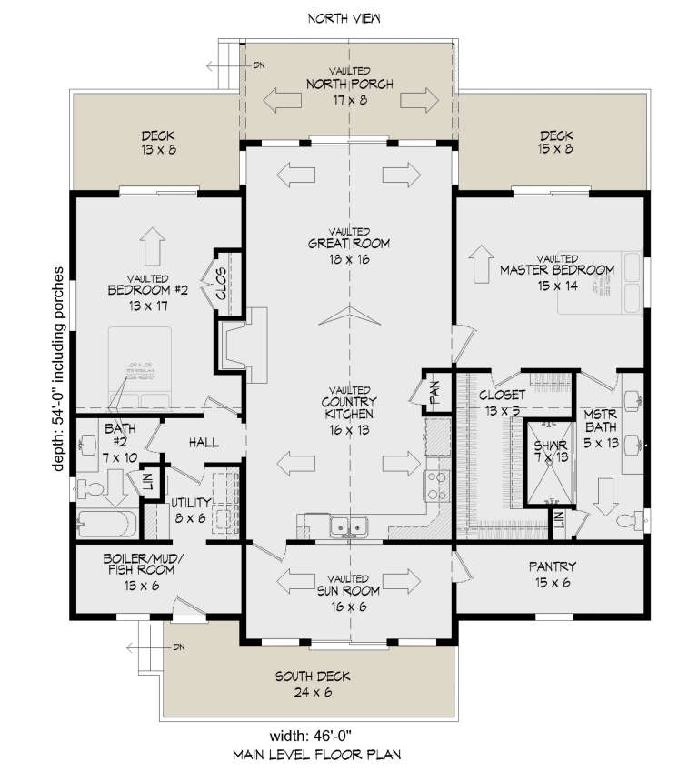 House Plan House Plan #25267 Drawing 1